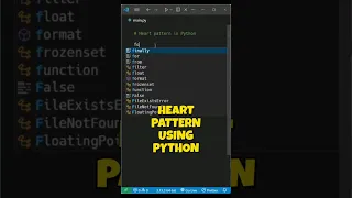 Print a Heart Shape in Python