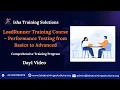 Performance Testing with LoadRunner Day1 on 15th April 2026 WhatsApp us at 91-9133190573 to enroll
