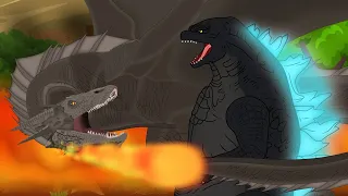 Godzilla vs Dragon Tyrant: Ultimate Destruction Battle | Atomic Breath Evolution (Part 1)