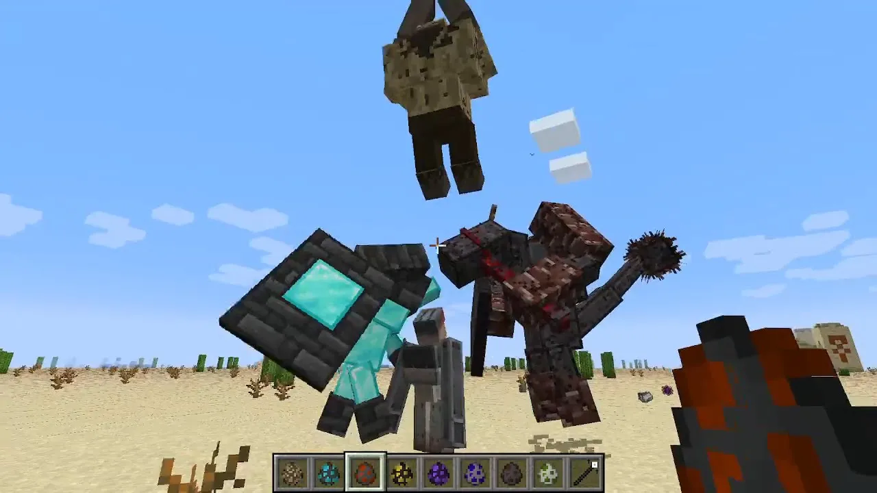 Mutant Husk VS All Golemania Golems x 3 | Minecraft | Mutant Husk VS All Golemania Golems x 3 | Minecraft |