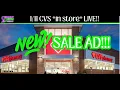 CVS in store LIVE NEW CVS SALE AD Couponing This Week CVS Haul