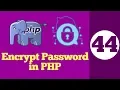 44-How to encrypt password in PHP in Hindi