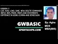 Lesson 03 How to save run list load new delete edit command rem input statement GWBASIC PCBASIC URDU