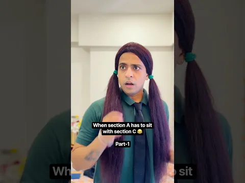 Part-1 Lagta h ma’am ne section C ko apna maan hi lia h 🥰😂 #youtubeshorts