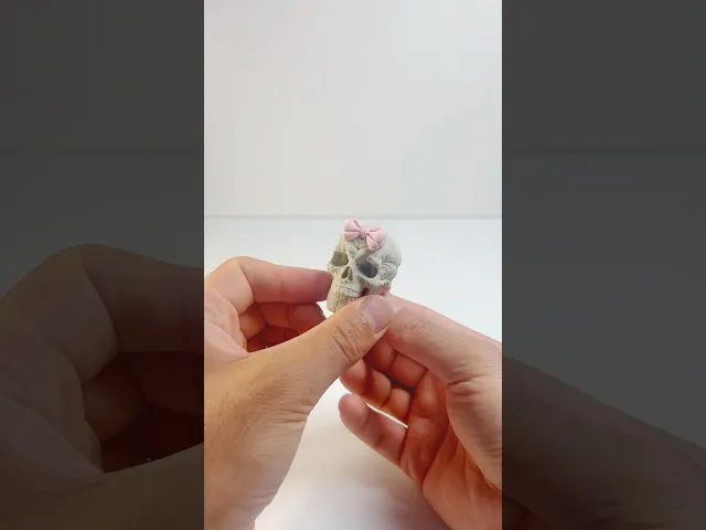 Puffy Skull Keychain video thumbnail