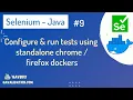 Run Selenium4 tests in standalone chrome firefox dockers