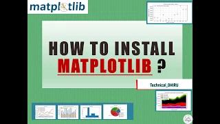 Matplotlib Tutorial 2 - How to install Matplotlib