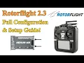 Rotorflight 2 3 Full Configuration Setup With Nexus XR Radiomaster TX16S ELRS