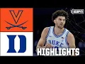 ACC Championship Virginia Cavaliers vs Duke Blue Devils Full Game Highlights ESPN CBB