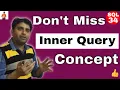 Inner Queries Concept in SQL