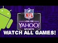 How to Watch All NFL Games on Yahoo Sports App