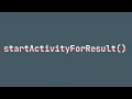Android - startActivityForResult is deprecated