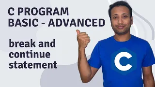 C Program English Tutorial 60 break and continue statement