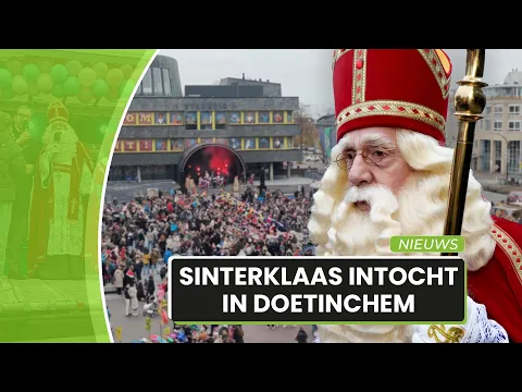 Video Terugblik op de Sinterklaasintocht in Doetinchem op 16 november 2024, gemaakt door REGIO8. De beelden tonen een eerdere editie.