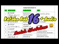 Lagu Audio Kotoba Bab 16 Minnanonihongo