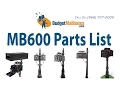 Budget Mailboxes MB600 Parts List