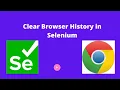 How to Clear Chrome Browser History Data in using