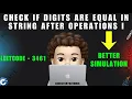 Check If Digits Are Equal in String After Operations I Better Simulation Leetcode 3461 MIK