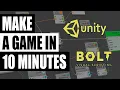 Make A Game In 10 Mins Using Bolt Visual Scripting And Unity