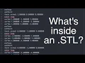 What s inside an STL Edit an STL file using a text editor