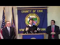 Erie County Property Tax Pre-Payment Press Conference Dec 27 2017