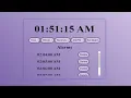 Alarm Clock using HTML CSS and JavaScript