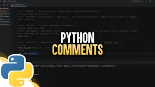 Python Comments Best Practices For Comments In Python