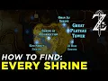 Zelda Breath of the Wild Shrine Map Includes DLC