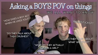 Asking a BOY questions that all girls are TOO SCARED to actually ask