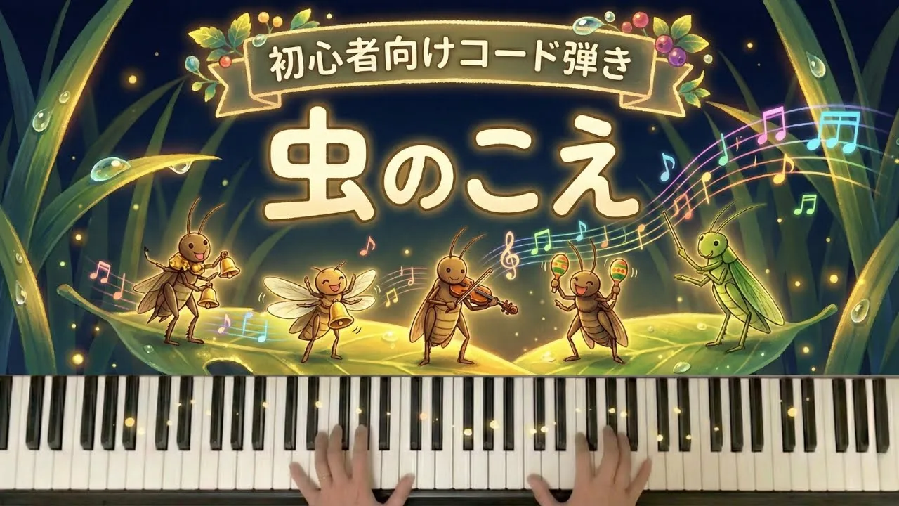 【童謡】ピアノ初心者でも簡単に弾ける！シンプルなコードの童謡を紹介