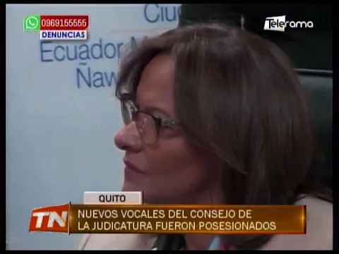 Nuevos vocales del consejo de la judicatura fueron posesionados