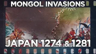 mongols invasions of japan 1274 and 1281 documentary