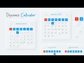 Amazing Dynamic Mini Calendar Using Html CSS and Javascript