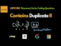 Contains Duplicate II - LeetCode 219 Tamil