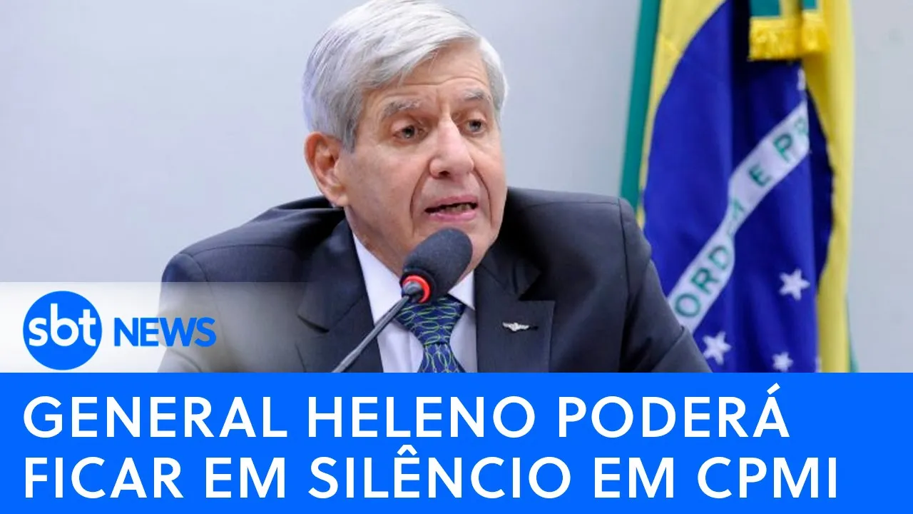 ????Brasil Agora: General Heleno poderá ficar em silêncio em CPMI | SBT AO VIVO