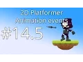 14 5 Unity 5 tutorial for beginners 2D Platformer - Animation events