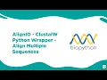 Bioinformatics Alignio Clustalw Python Wrapper BioCode Ltd
