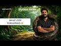 Python While Loop Challenges Reverse Number Palindrome Sum of N Numbers
