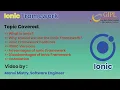 Ionic Framework - Introduction