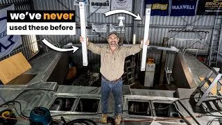 Trying Something TOTALLY NEW 😱 Building Our Own Aluminum Catamaran Pt. 32