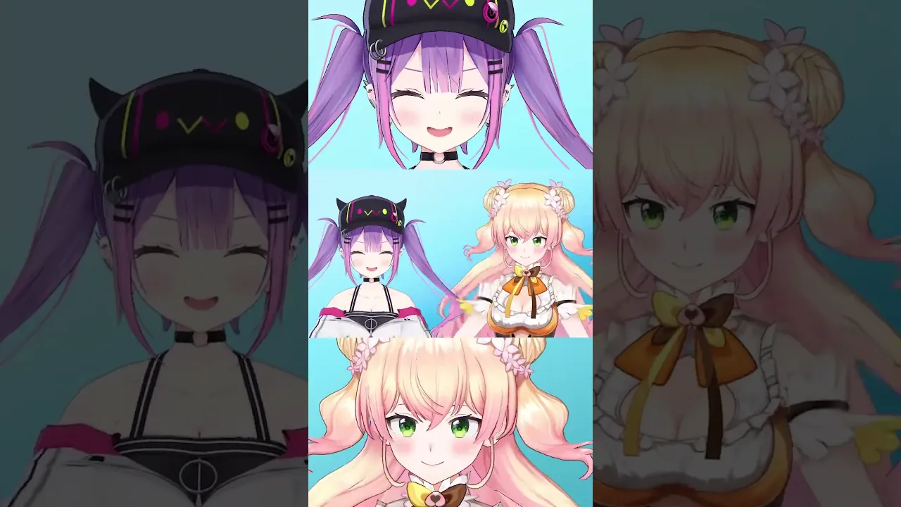 PUPPET SUNSUN ：?ねねねとわわのCANDY DANCE?　　#常闇トワ #桃鈴ねね　#shorts  #vtuber #ねねねトワワ