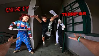 Parkour POV vs Terrifier & Chucky || ESCAPING IN REAL LIFE | Ep : 50