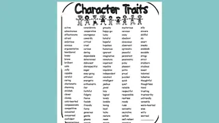 Indirect Characterization Building a Character
