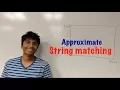 Ukkonen s algorithm for approximate string matching