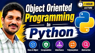 Object Oriented Programming In Python OOP Concepts In Python Complete 1 Hour Lecture