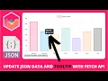 Update JSON Data and Tooltip with Fetch API in Chartjs
