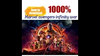 1000 how to download avengers infinity war in full hd in hindi