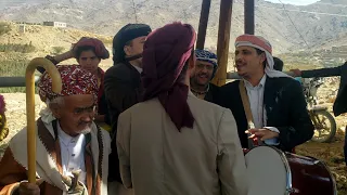 شاهدو جد العرسان بيرقص و بيتفاعل مع المزمار باقوى قوته من عرس خربه سعوان 