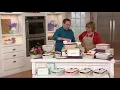 Mr Food Polka Dot Set of 2 Ceramic Bakers with Lids on QVC