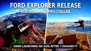 Hand Launching Alta from the side of a Cliff | Origins of FPV